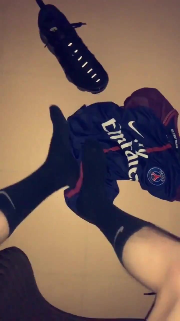 football boys socks and feet