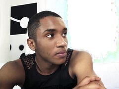 Fit black twink goes for interview, gets a nice fuck