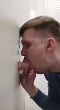 Sucking Dick in a Stall