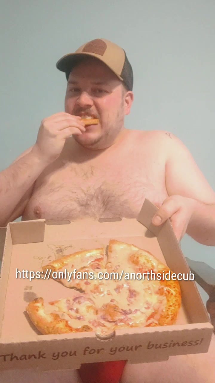 Preview: Eating Pizza in jock & boots + jerk