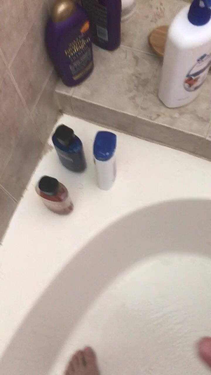 cumshot in shower