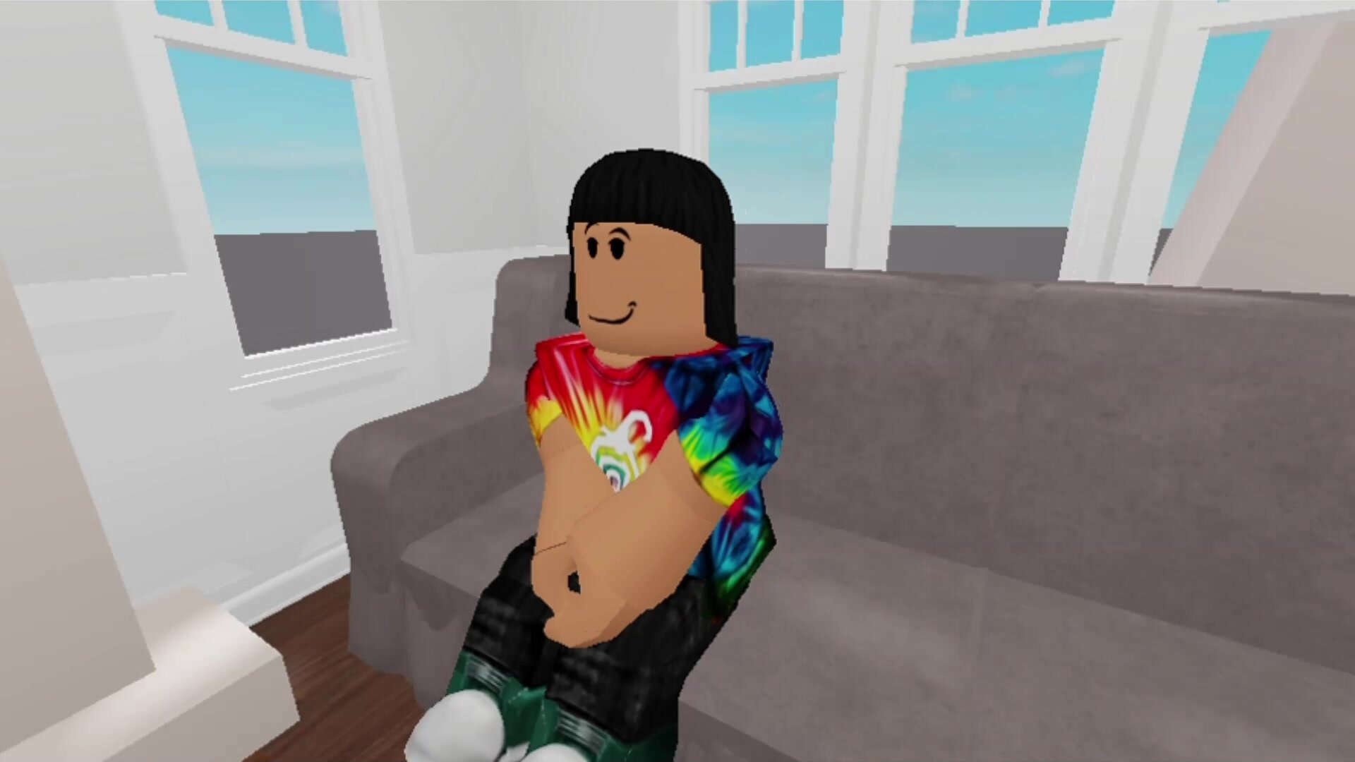 Roblox Short Fart animation (Farting at the couch)