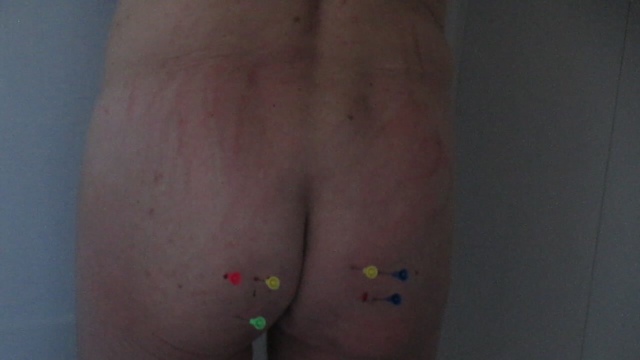 Second round of arrow shooting in the ass of My slave