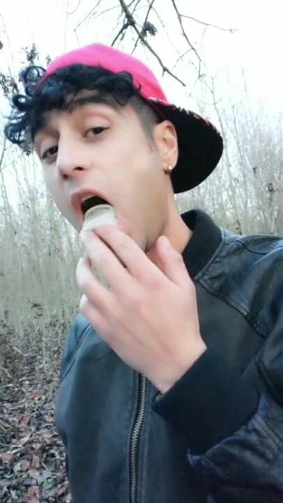 eating cum out of condom