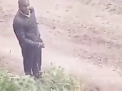 African pastor caught wanking