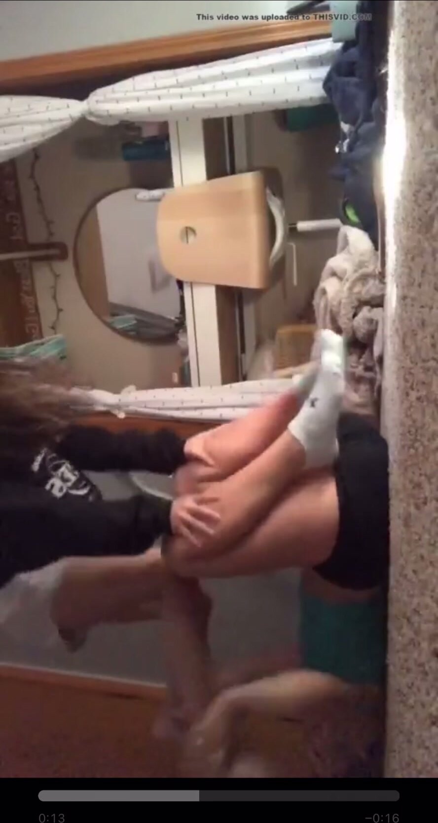 She peed herself while making a TikTok