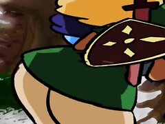 Link & Zelda Poop Deperation Animation