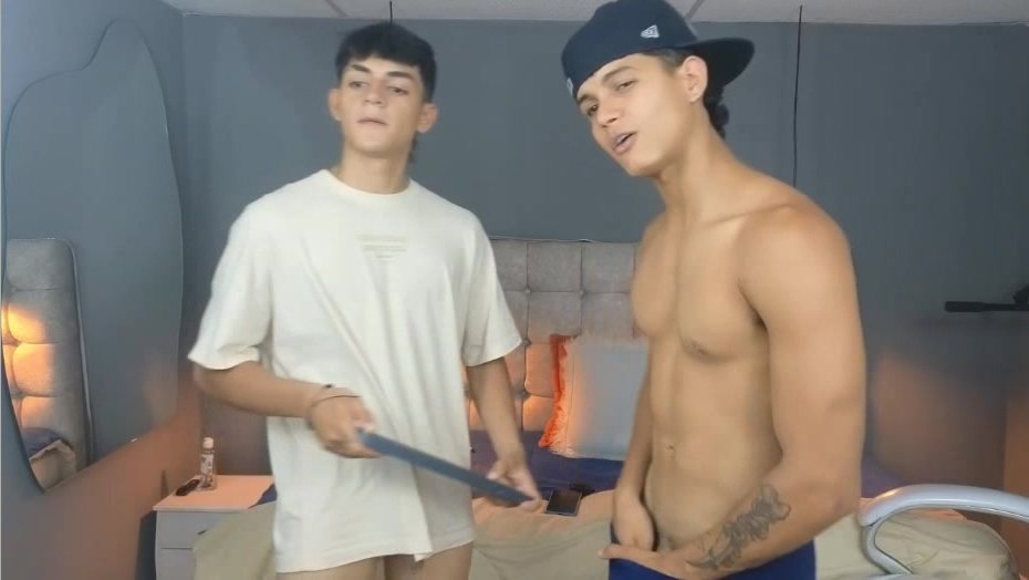 two sexy gay latino twink on cam 111