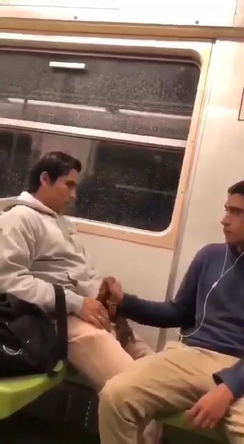 Mexican boys cruising in metro