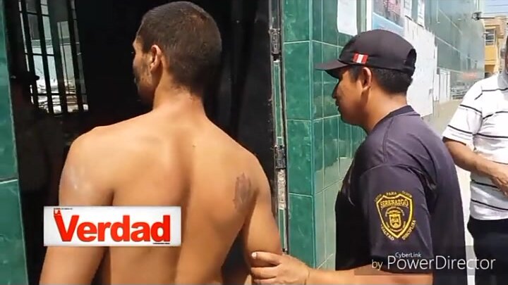 Man naked arrest