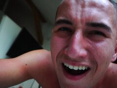 Cute boy’s cherry-red cheeks SPANKED and FUCKED.