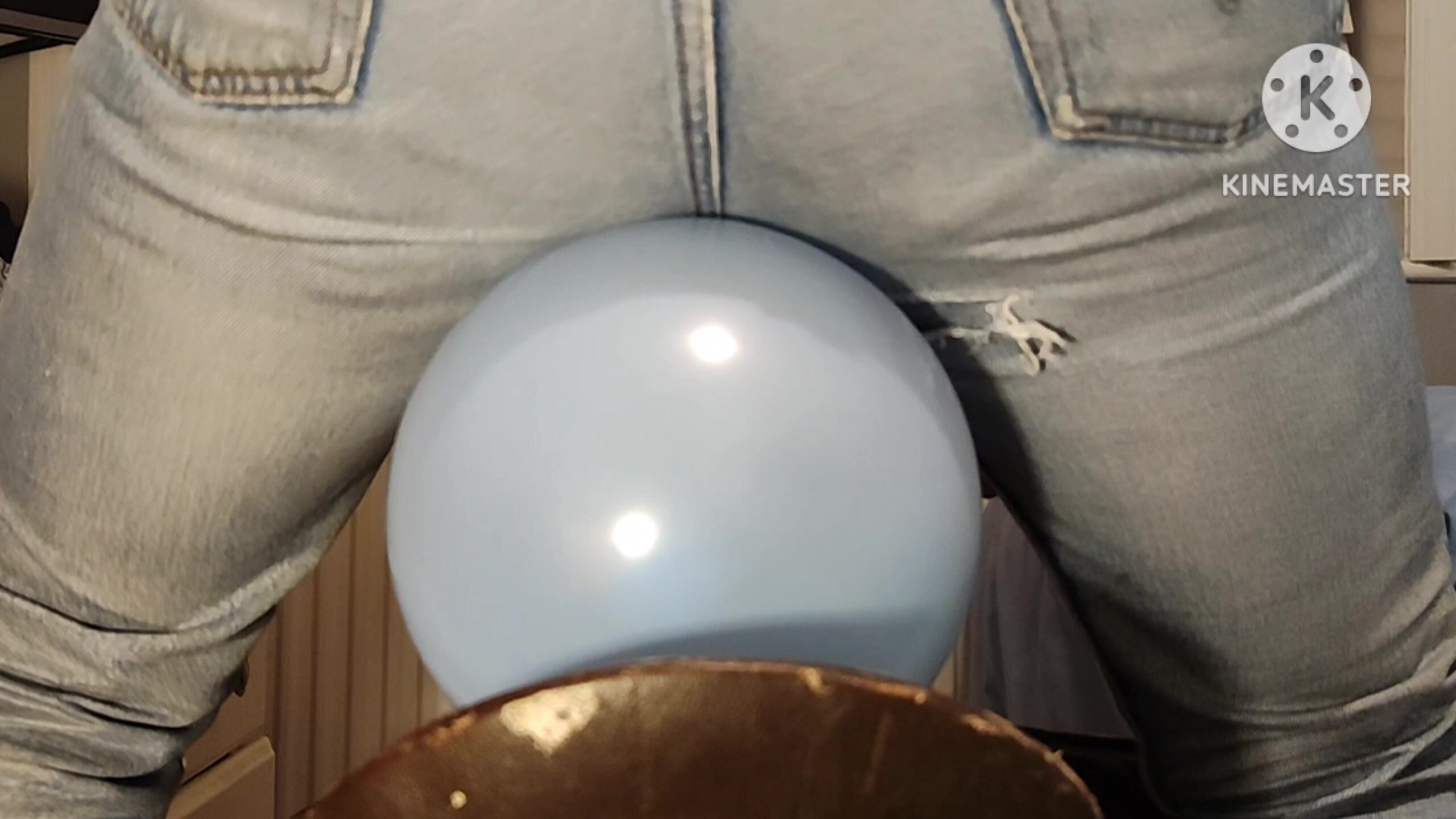 Requested balloon popping video tight levis