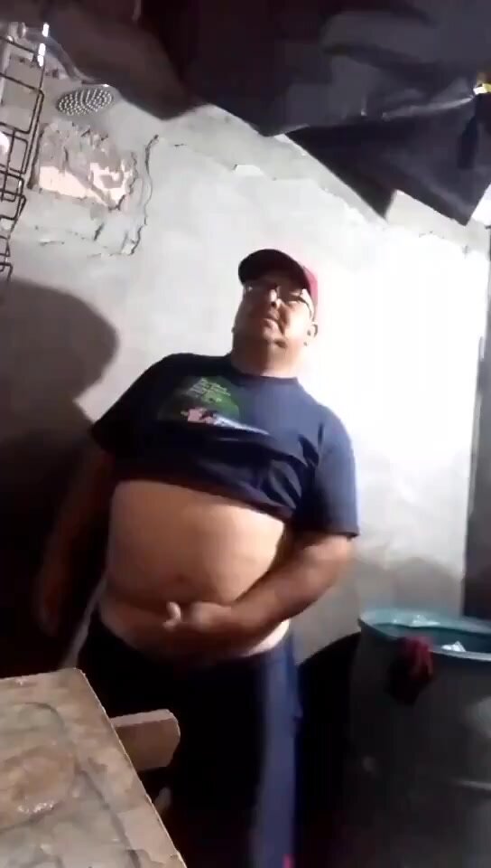 Chubby Daddy jerking