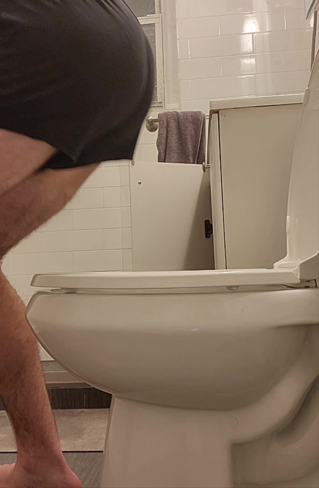 Yet another toilet poop (side view) FAIL!