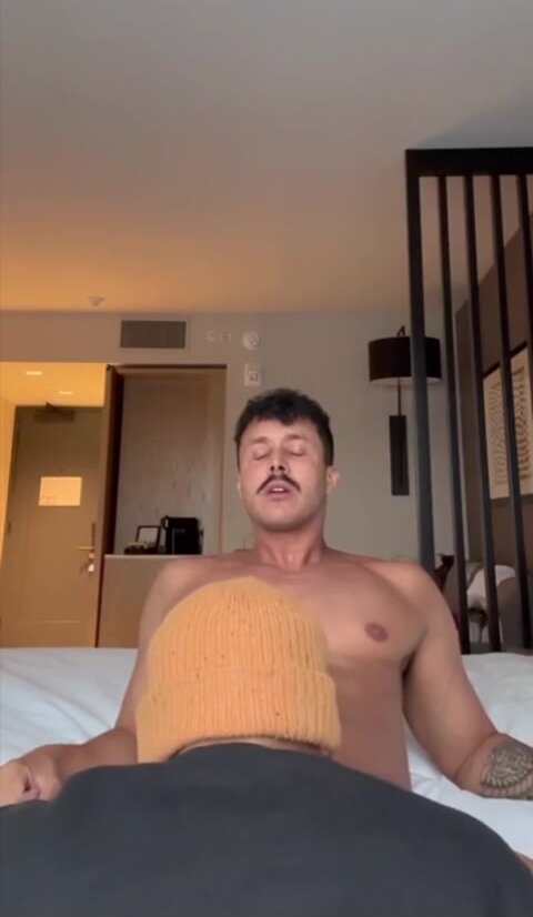 latinos dom gets his big cock worshipped