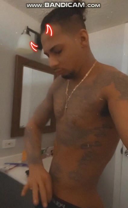 Sexy liteskin in the shower showing ass