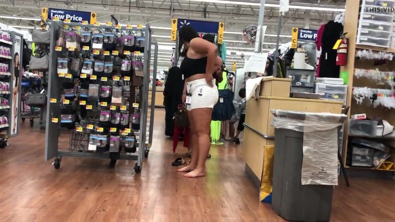 Big ass latina caught in Walmart!