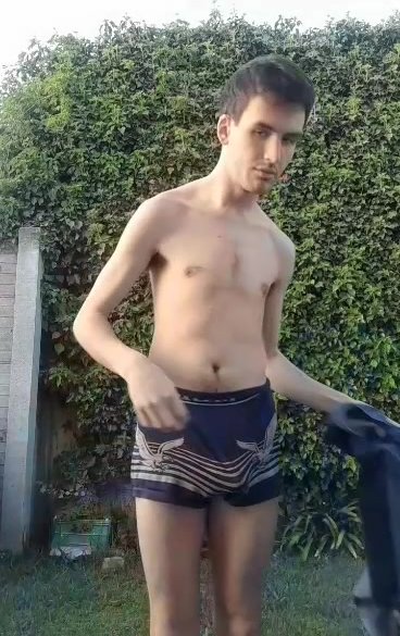 Stripping in public