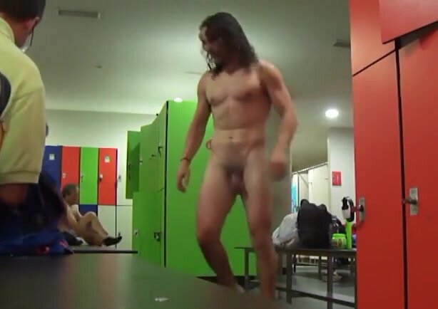 Beautiful ass on a long haired guys after gym shower