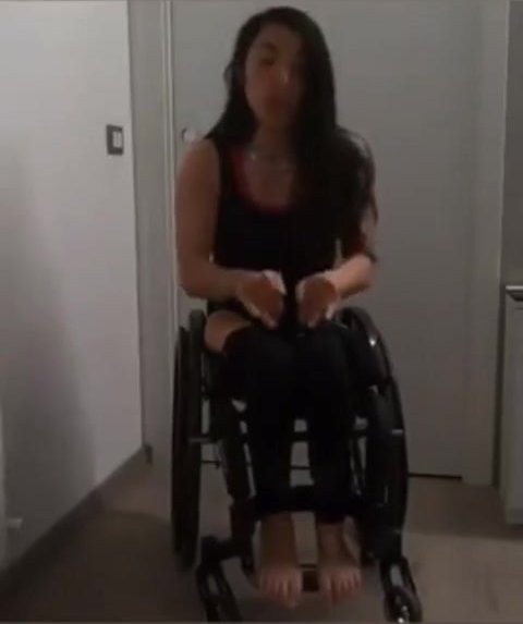 paraplegic legs - video 2