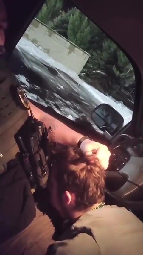 Sucking a cop