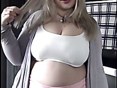 Big belly blonde - video 2