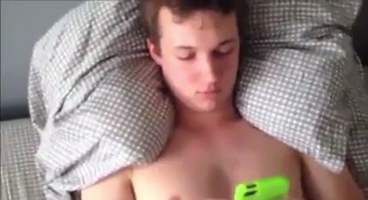 Daddy fucks texting twink