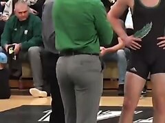Wrestling coach needs to pee