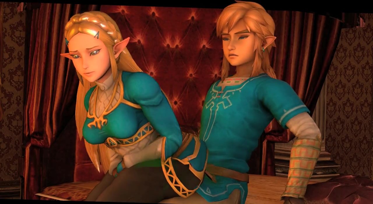 Zelda farts in links lap