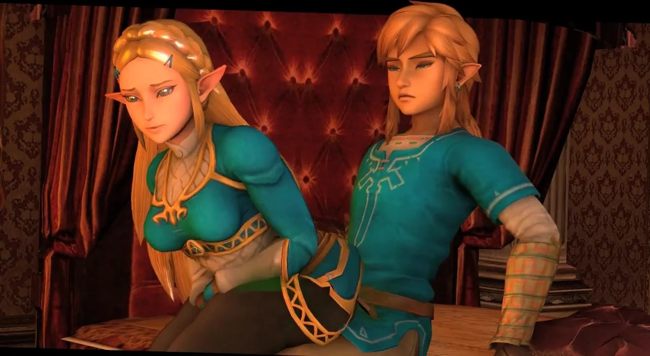 Zelda farts in links lap - ThisVid.com