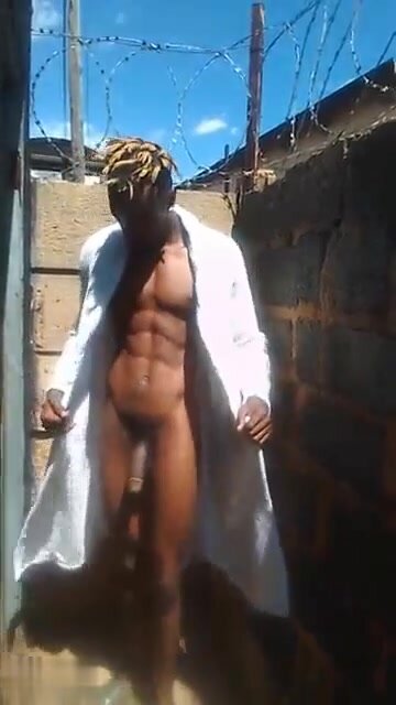 dude in africa showing off his beatiful body and bbc