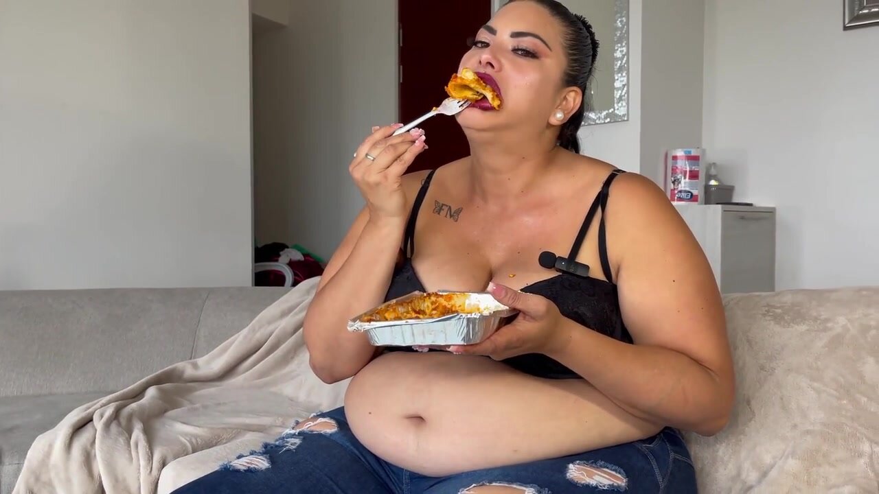 belly stuffing - video 57