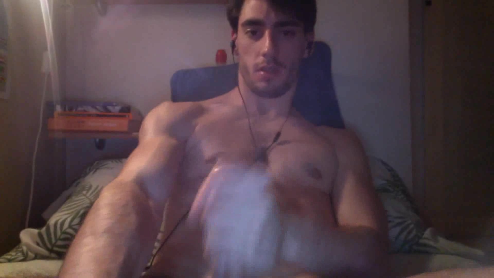 Cute man of La Mancha cums