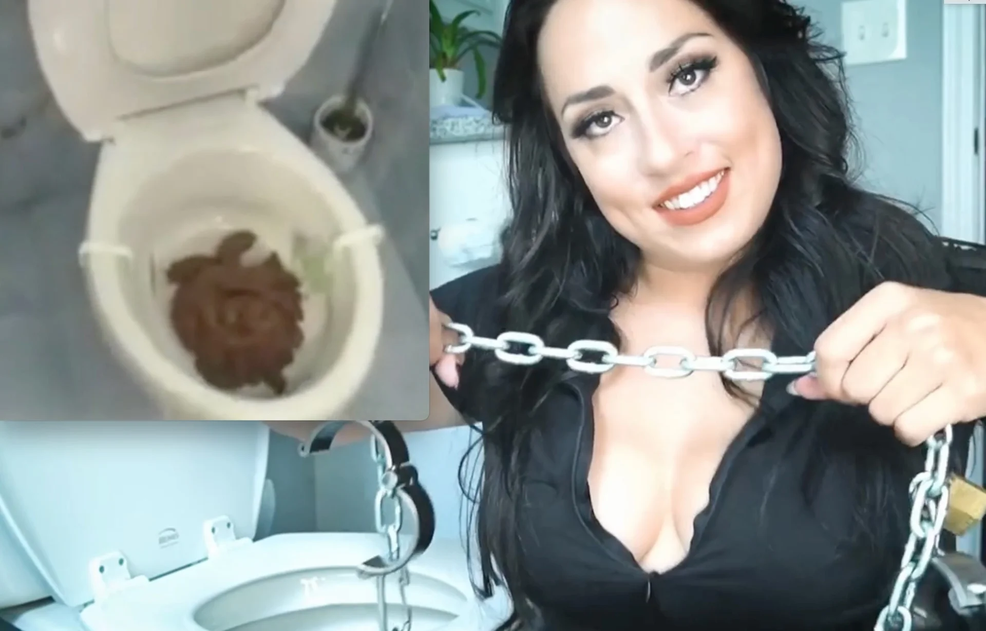 Femdom Toilet Slave POV Tease (Collage Edit) - ThisVid.com