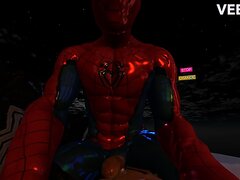 [VAM] slave boy gets fucked by ... and spider-man