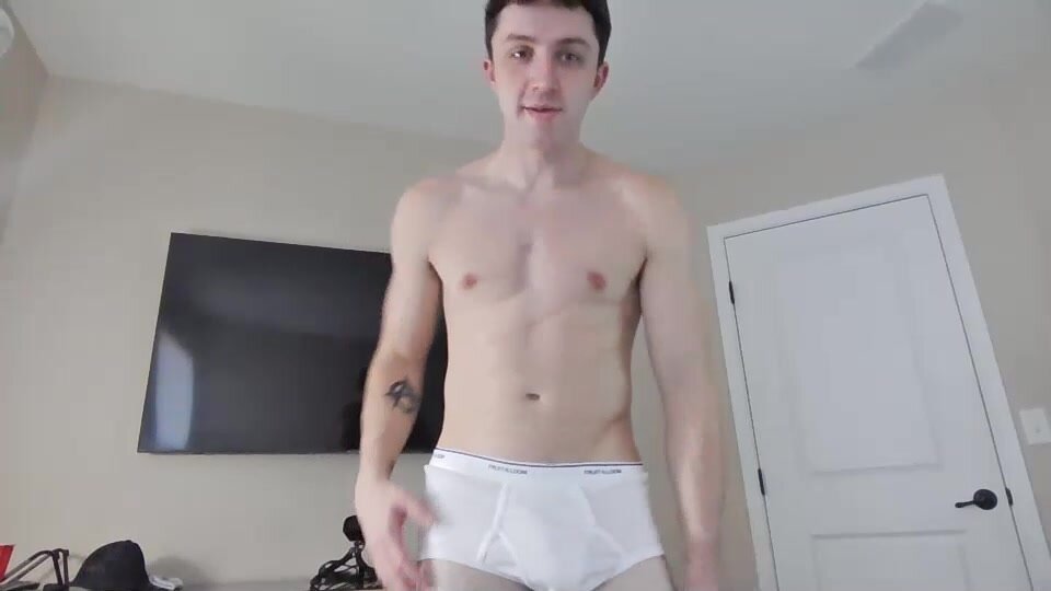 Tighty Whities Guy Shows Off Ass