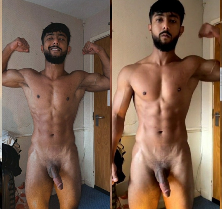 Muscular Muslim boy big tool