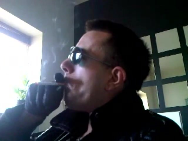Leather Smoking - video 4