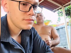 latino daddy with his boys 7