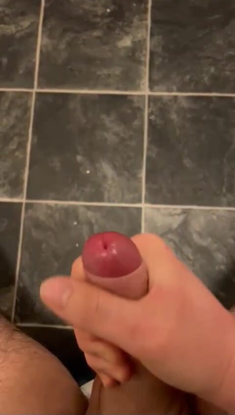 Bathroom wanking