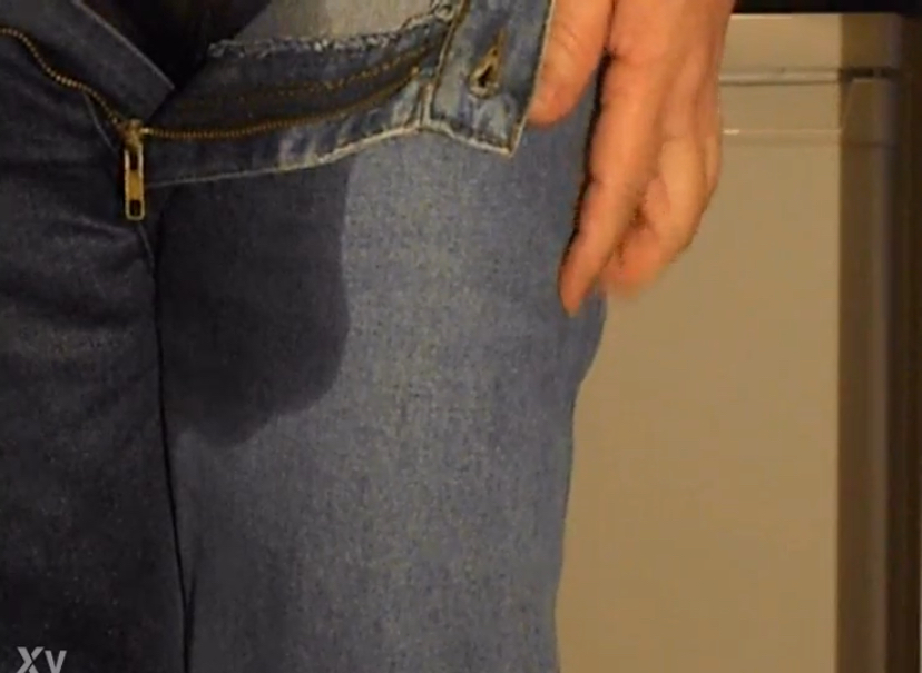 Teen boy wets his jeans - video 3