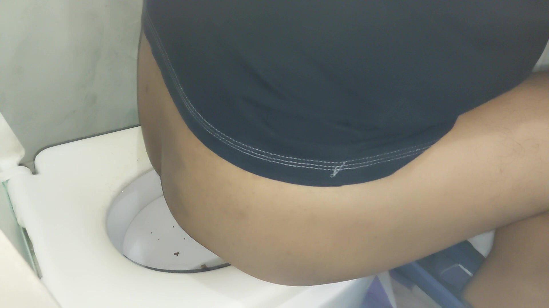 Toilet Pooping in a different filming angle