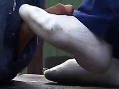 Footjob socks