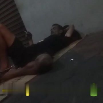 fag pays to play with sexy homeless crackhead's  cock