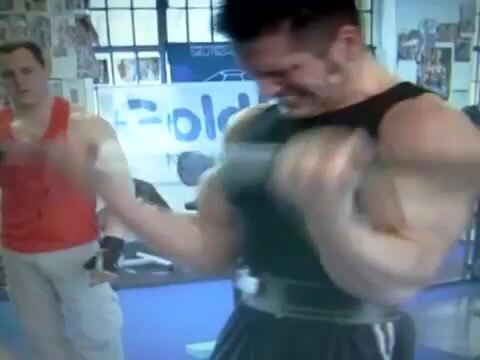 Massive biceps training