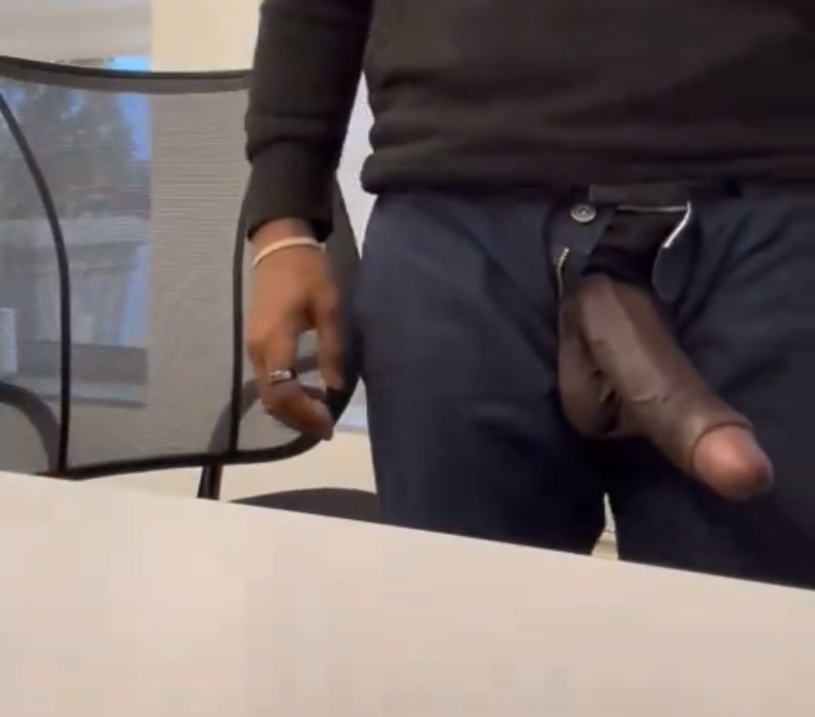 Big dick in the office