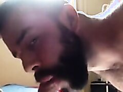 straight guy sucks his friend and swallows his cum