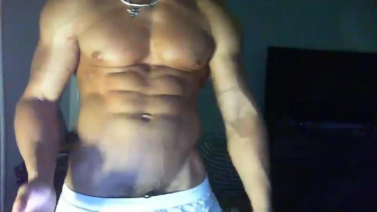 Muscular Man Masturbating Webcam - ThisVid.com