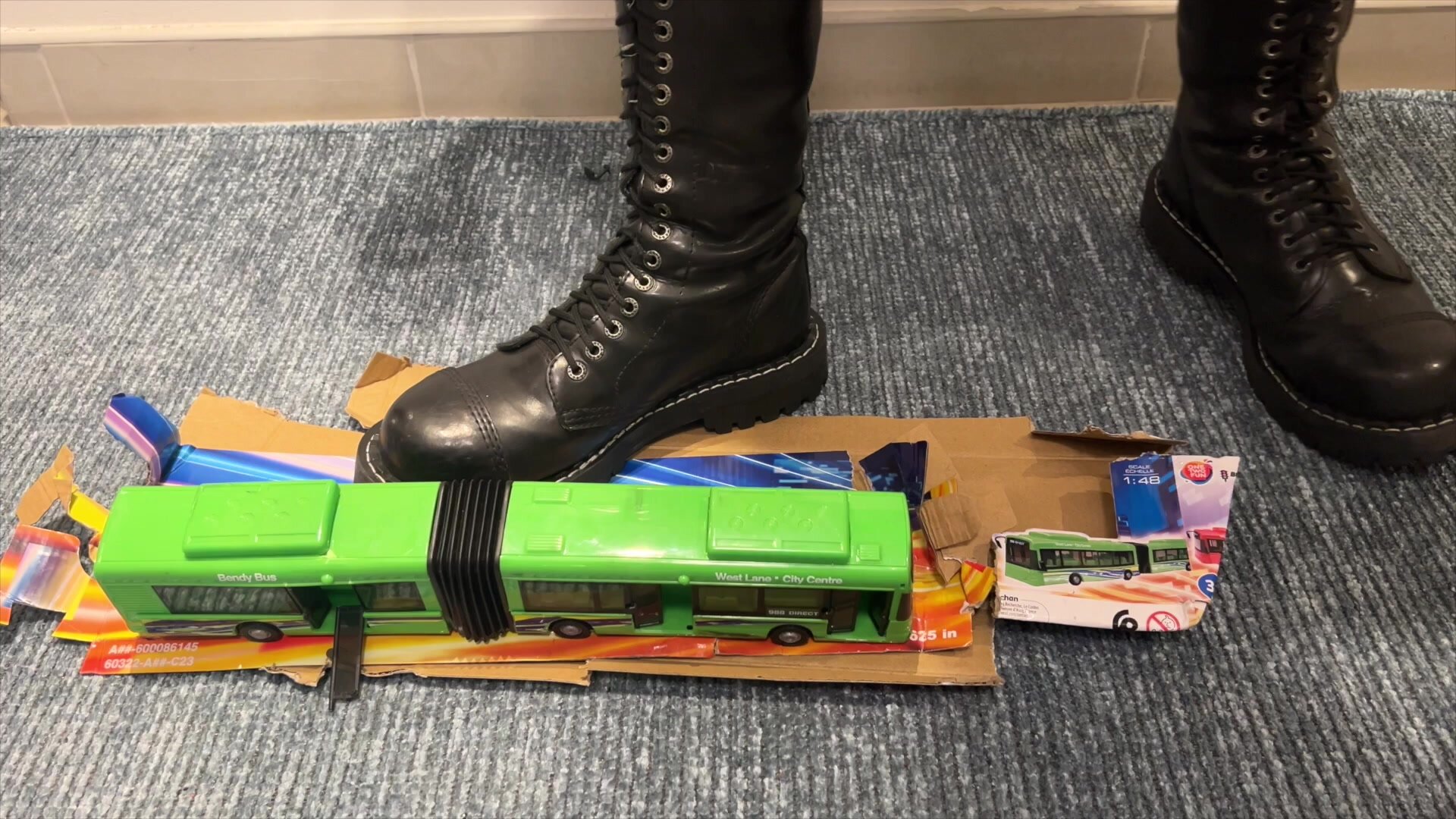 Steel Ranger boost crush toy bus