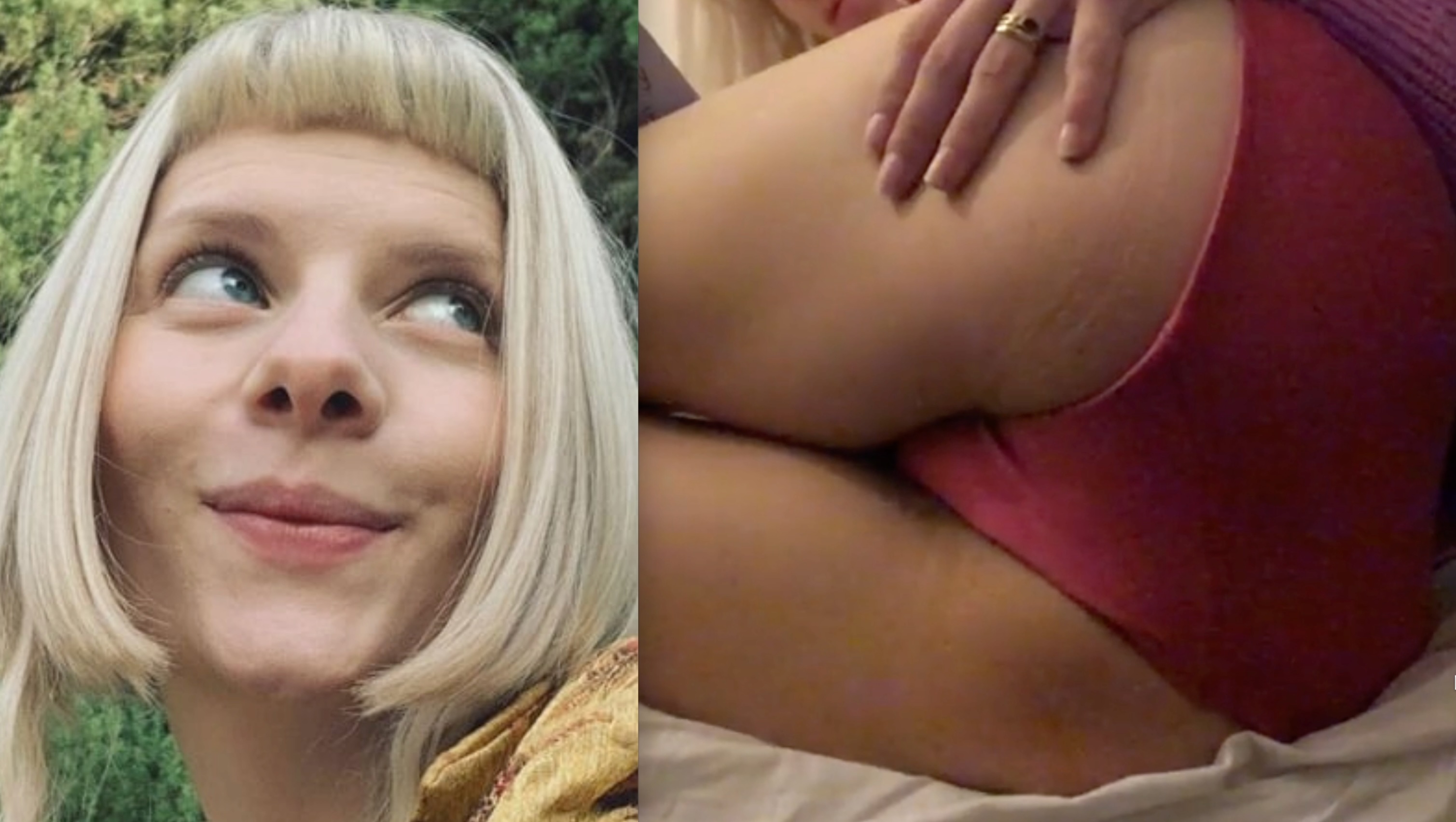 Kinky Petite Blonde Farting (Collage Edit)